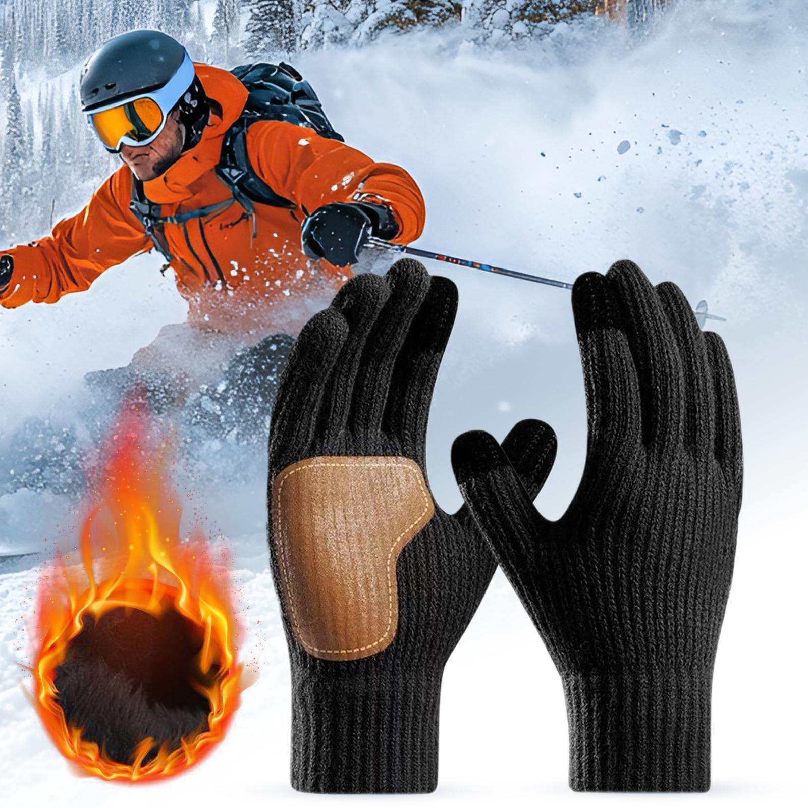 Running Gear For Cold Weather - 터치스크린 기능이 있는 USB 가열 장갑,