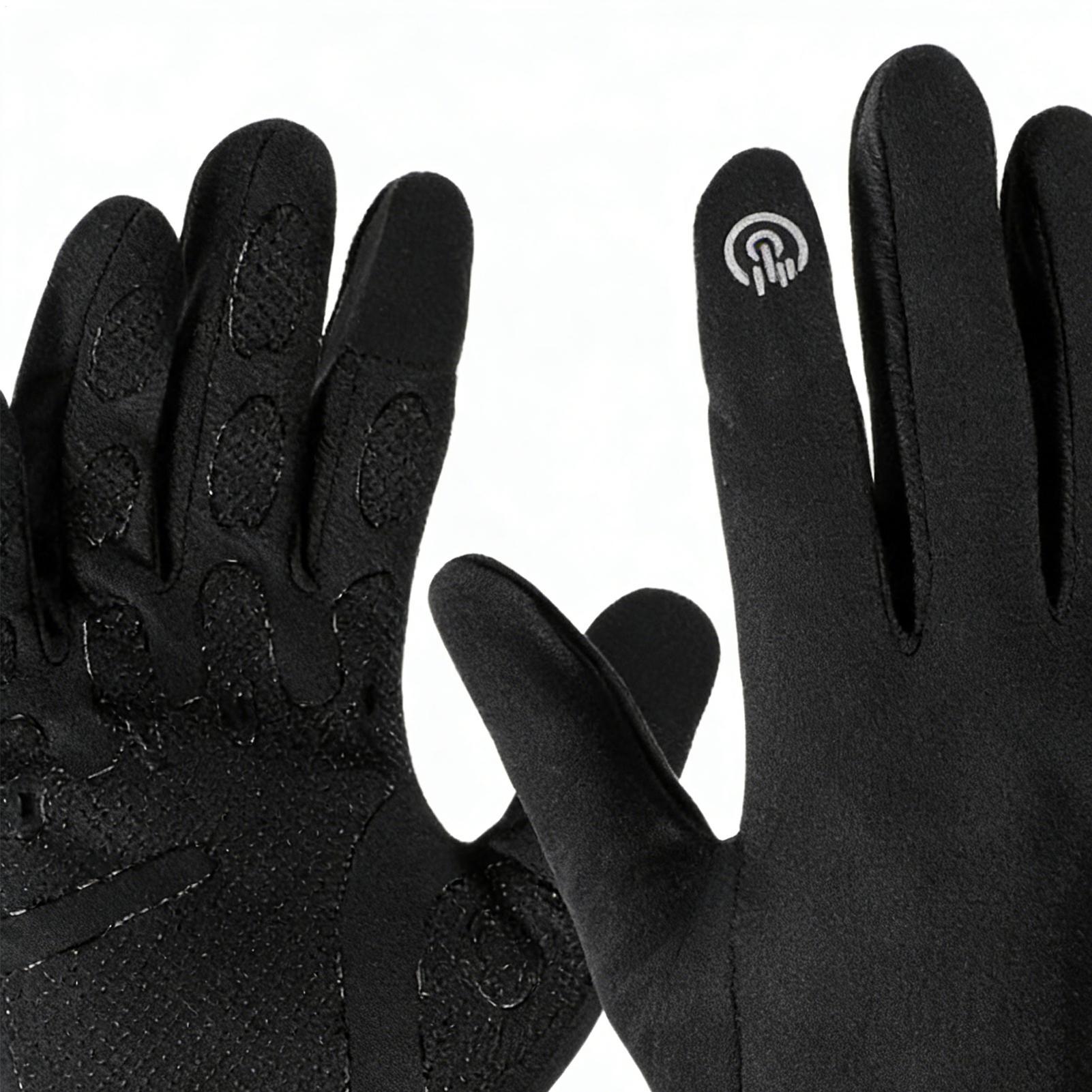 Running Gear For Cold Weather - 따뜻한 사이클링 장갑 풀 핑거 추운