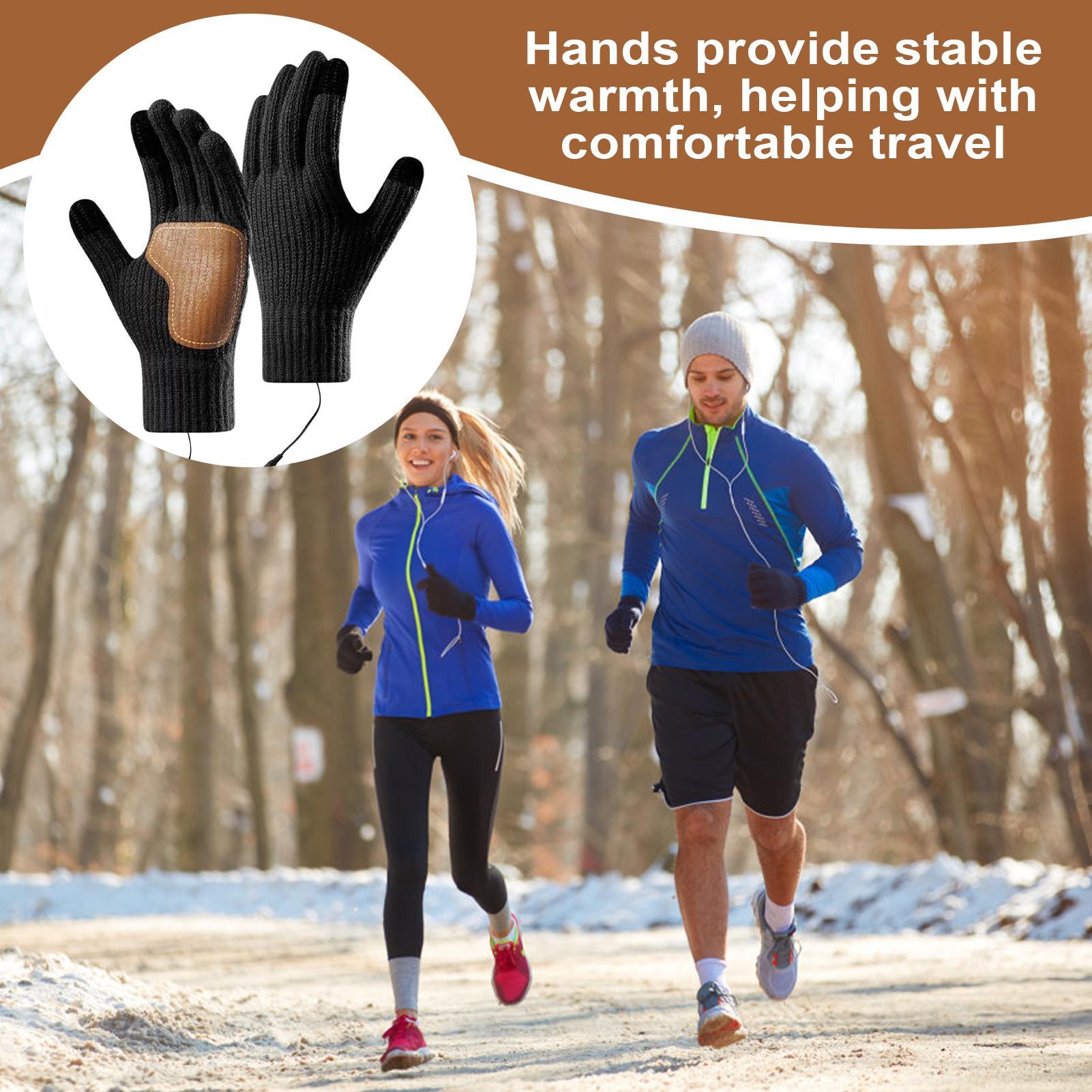 터치스크린 기능이 있는 USB 가열 장갑, 스키 달리기 - Running Gear For Cold Weather 리뷰 및 가격