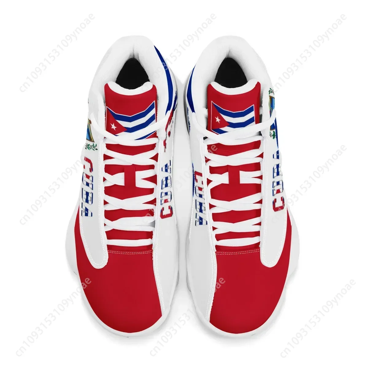 쿠바 국기 인쇄 멋진 남자 농구 스니커즈 남성 십대를위 - Running Gear For Sale 리뷰 및 가격
