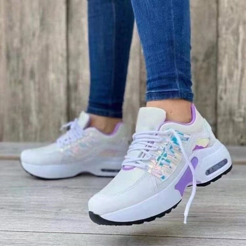 여성 패션 운동화 플랫폼 에어 쿠션 통기성 메쉬 워킹  - Running Gear For Sale 리뷰 및 가격